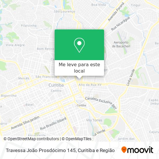 Travessa João Prosdócimo 145 mapa