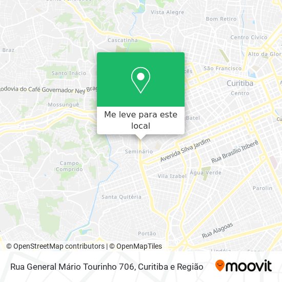 Rua General Mário Tourinho 706 mapa