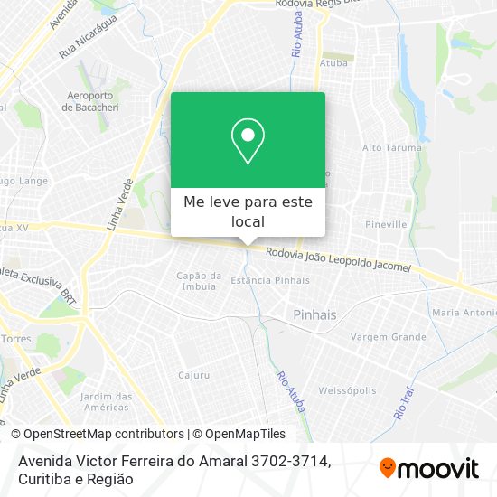 Avenida Victor Ferreira do Amaral 3702-3714 mapa