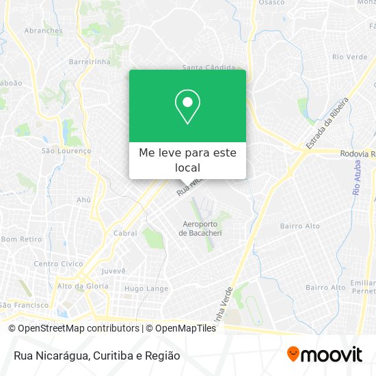 Rua Nicarágua mapa