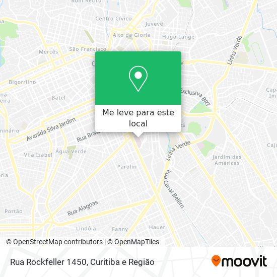 Rua Rockfeller 1450 mapa