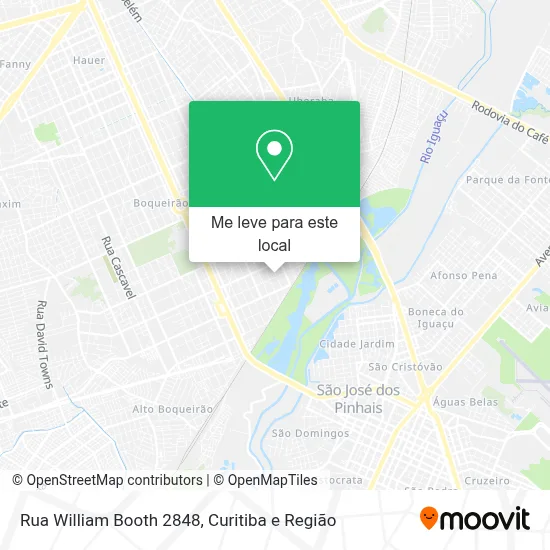 Rua William Booth 2848 mapa