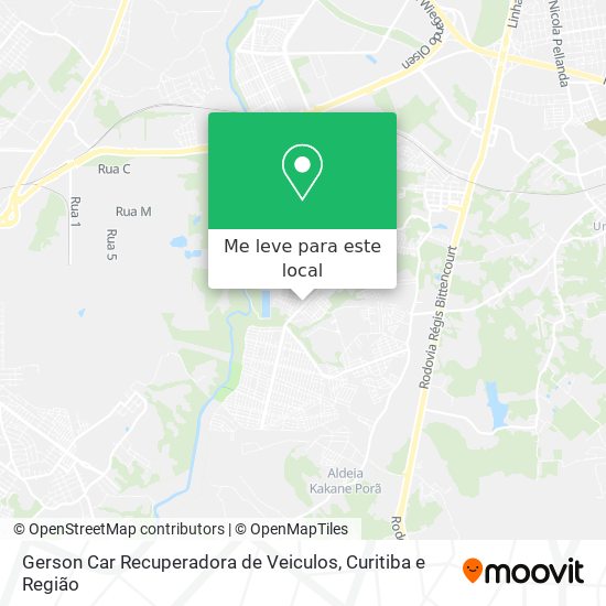 Gerson Car Recuperadora de Veiculos mapa