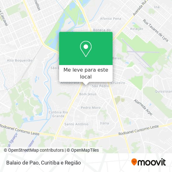 Balaio de Pao mapa