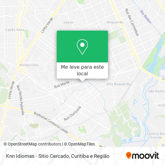 Knn Idiomas - Sitio Cercado mapa