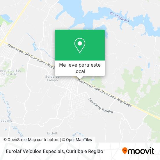 Eurolaf Veículos Especiais mapa