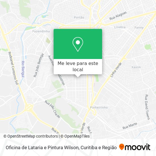 Oficina de Lataria e Pintura Wilson mapa