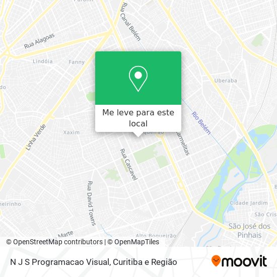 N J S Programacao Visual mapa