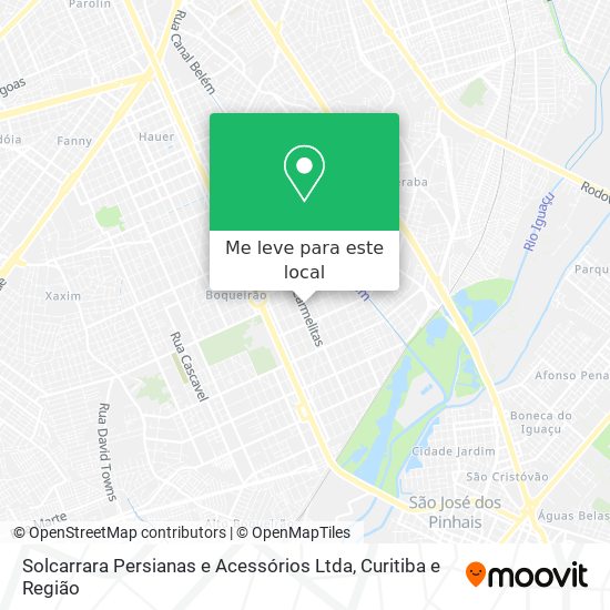 Solcarrara Persianas e Acessórios Ltda mapa