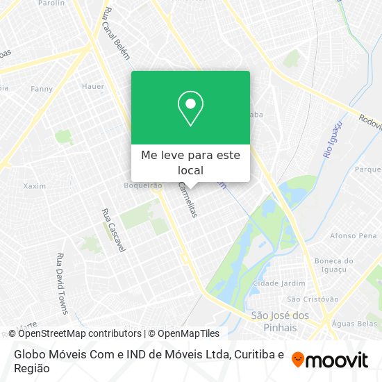 Globo Móveis Com e IND de Móveis Ltda mapa