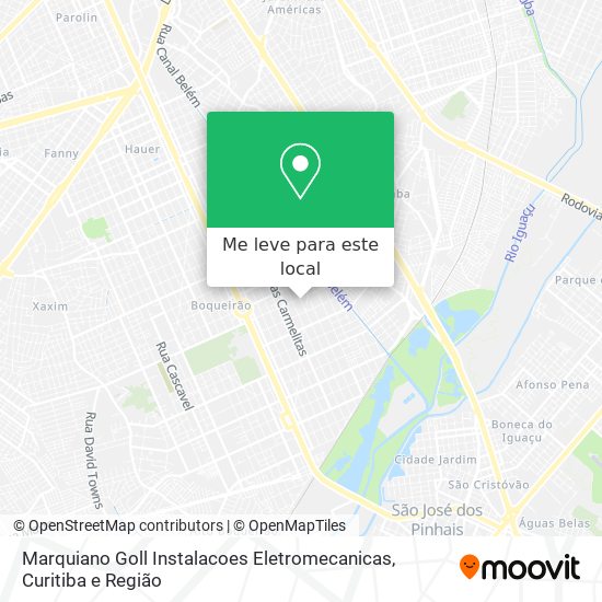 Marquiano Goll Instalacoes Eletromecanicas mapa