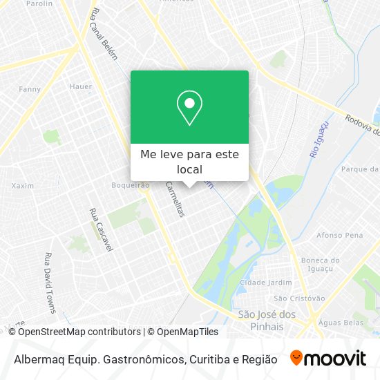 Albermaq Equip. Gastronômicos mapa