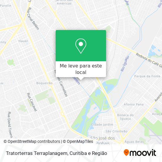 Tratorterras Terraplanagem mapa