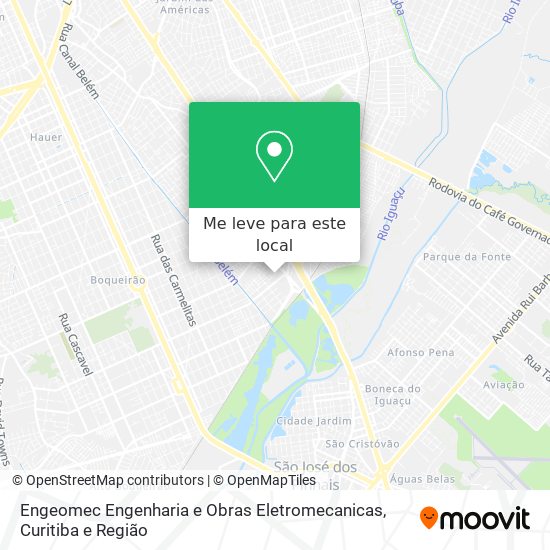 Engeomec Engenharia e Obras Eletromecanicas mapa