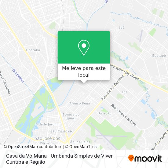 Casa da Vó Maria - Umbanda Simples de Viver mapa