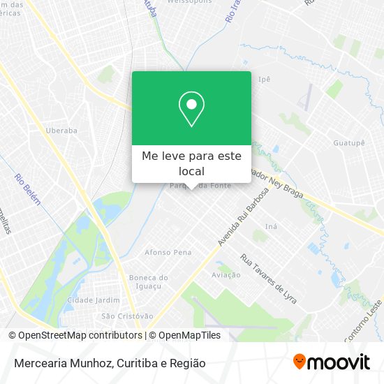 Mercearia Munhoz mapa