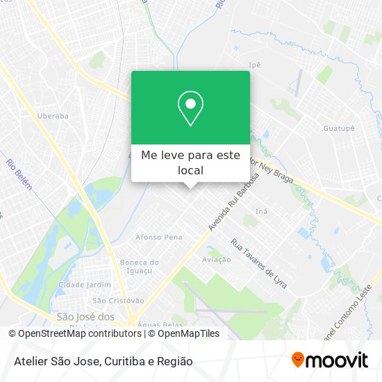 Atelier São Jose mapa