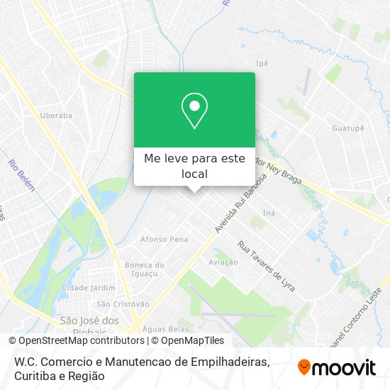 W.C. Comercio e Manutencao de Empilhadeiras mapa