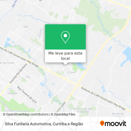 Silva Funilaria Automotiva mapa