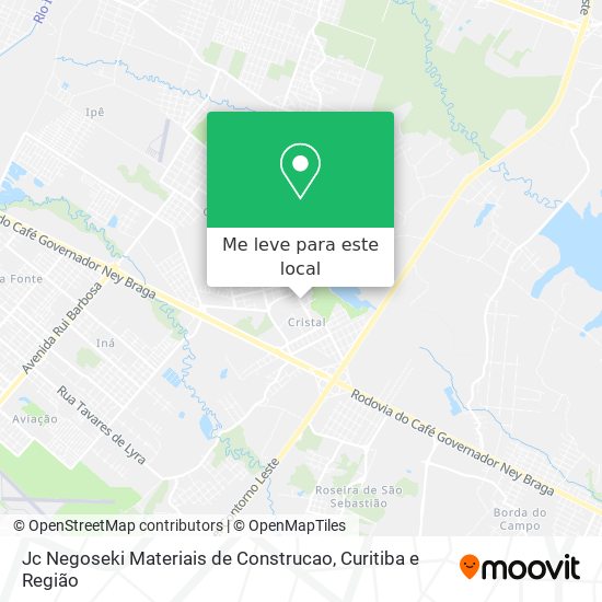 Jc Negoseki Materiais de Construcao mapa