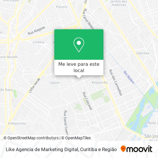 Like Agencia de Marketing Digital mapa