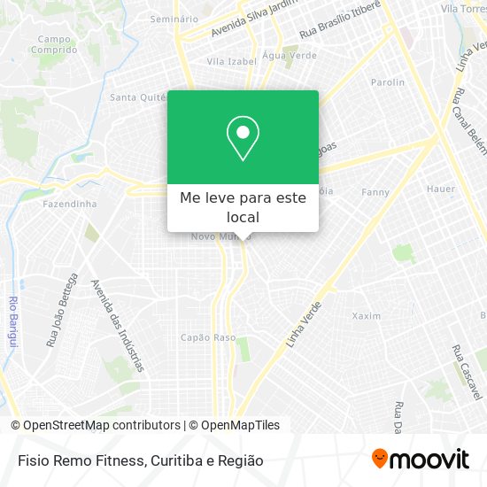 Fisio Remo Fitness mapa