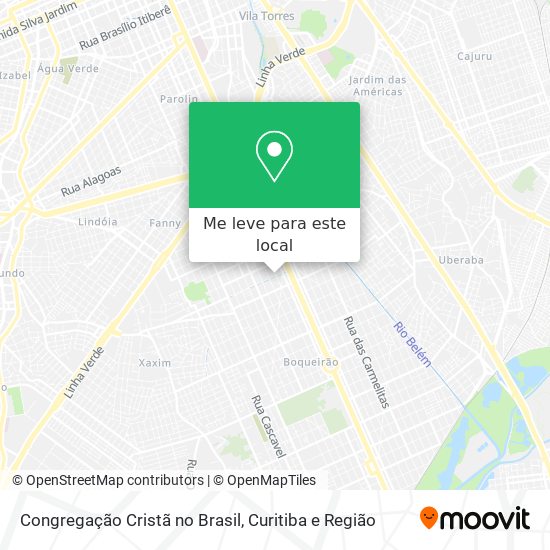 Congregação Cristã no Brasil mapa