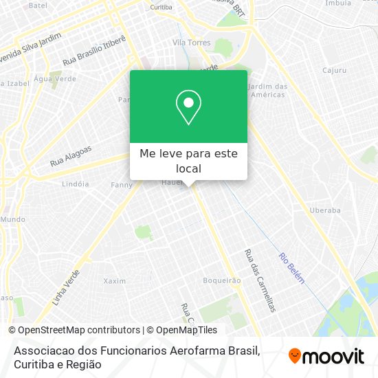 Associacao dos Funcionarios Aerofarma Brasil mapa