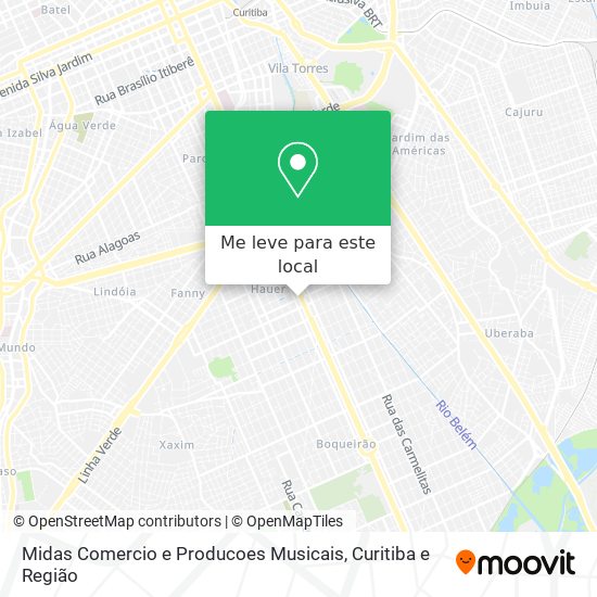 Midas Comercio e Producoes Musicais mapa