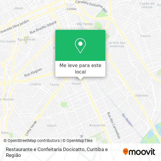 Restaurante e Confeitaria Docicatto mapa