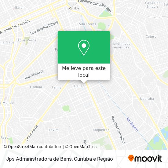Jps Administradora de Bens mapa