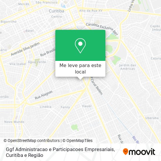 Ggf Administracao e Participacoes Empresariais mapa