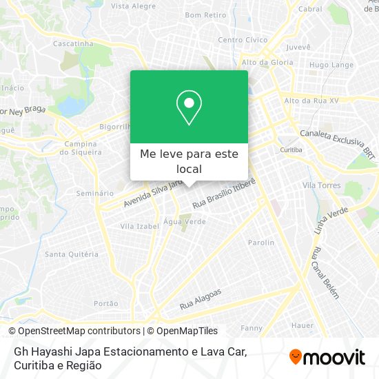 Gh Hayashi Japa Estacionamento e Lava Car mapa