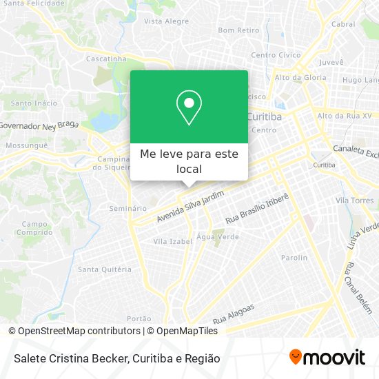 Salete Cristina Becker mapa