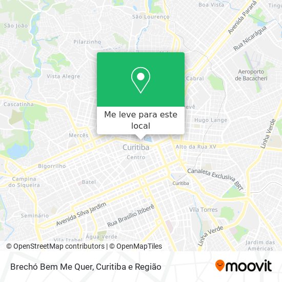 Brechó Bem Me Quer mapa