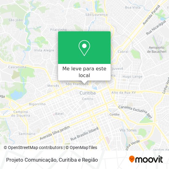 Projeto Comunicação mapa