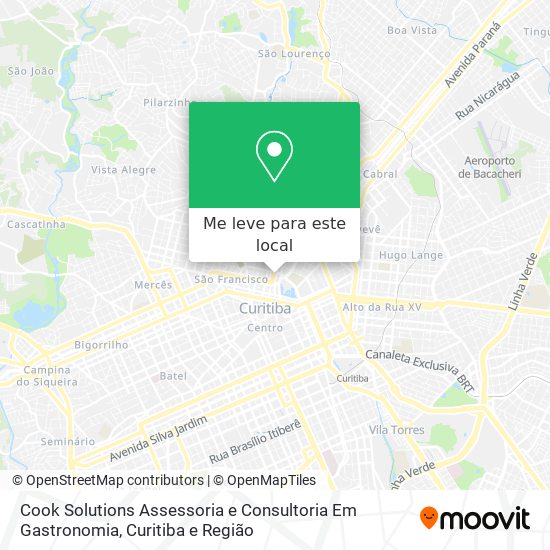 Cook Solutions Assessoria e Consultoria Em Gastronomia mapa