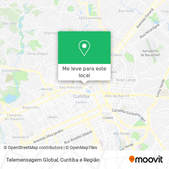 Telemensagem Global mapa