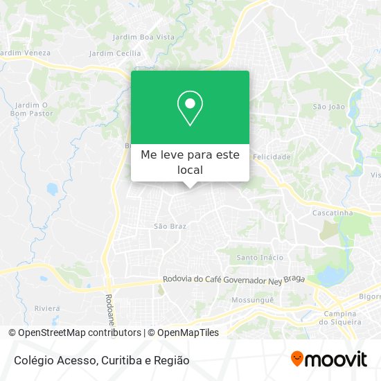 Colégio Acesso mapa