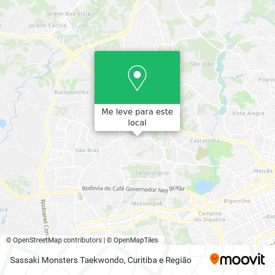 Sassaki Monsters Taekwondo mapa