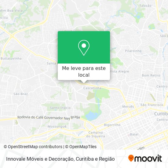 Innovale Móveis e Decoração mapa