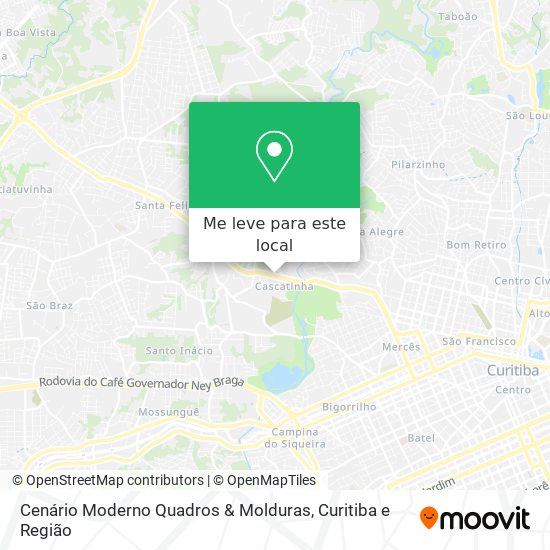 Cenário Moderno Quadros & Molduras mapa