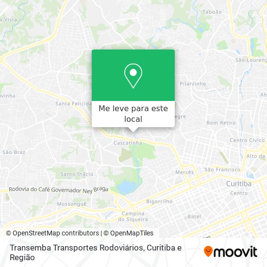 Transemba Transportes Rodoviários mapa