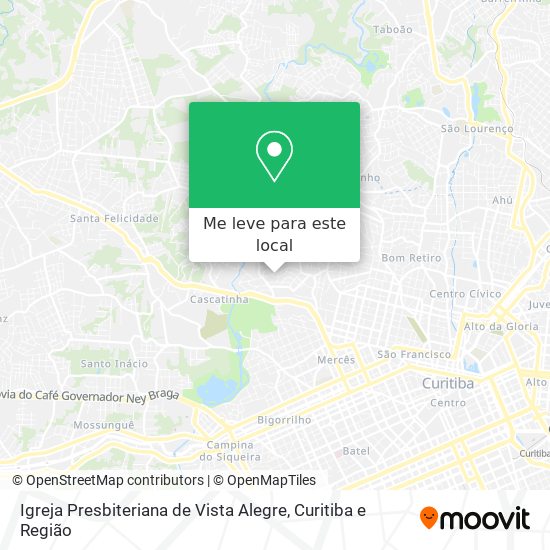 Igreja Presbiteriana de Vista Alegre mapa