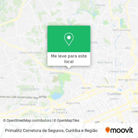 Primalitz Corretora de Seguros mapa