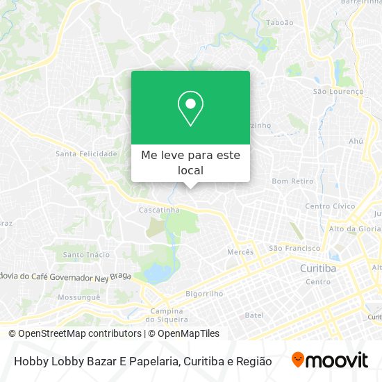 Hobby Lobby Bazar E Papelaria mapa