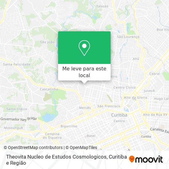 Theovita Nucleo de Estudos Cosmologicos mapa