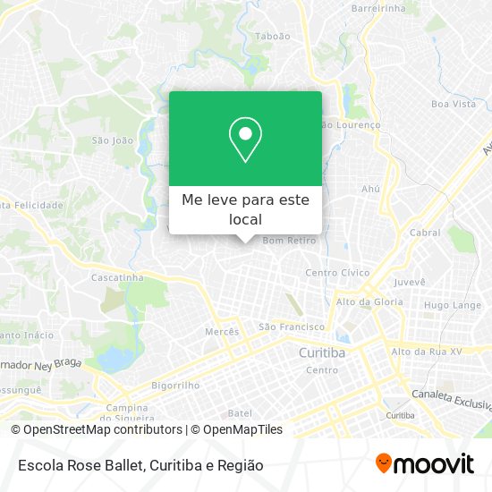 Escola Rose Ballet mapa