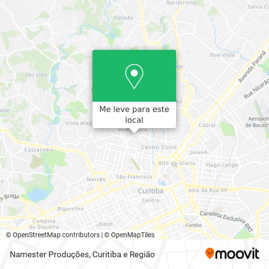 Namester Produções mapa