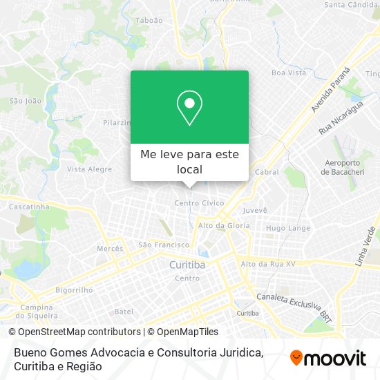 Bueno Gomes Advocacia e Consultoria Juridica mapa